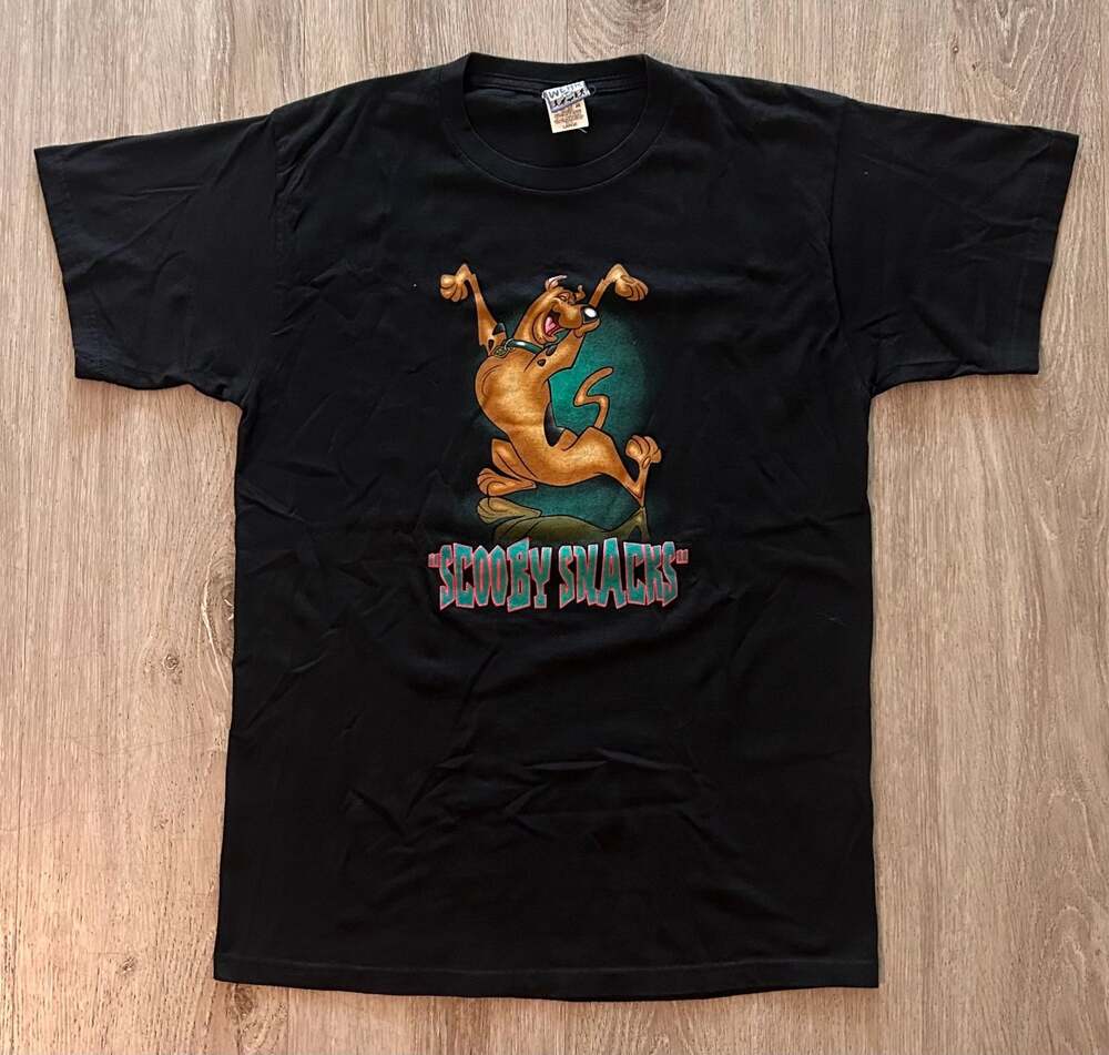 Vintage 90s Scooby-Doo Wear Scooby Snacks Graphic T-Shirt Size Large